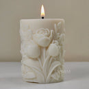 Vela Decorativa Floral